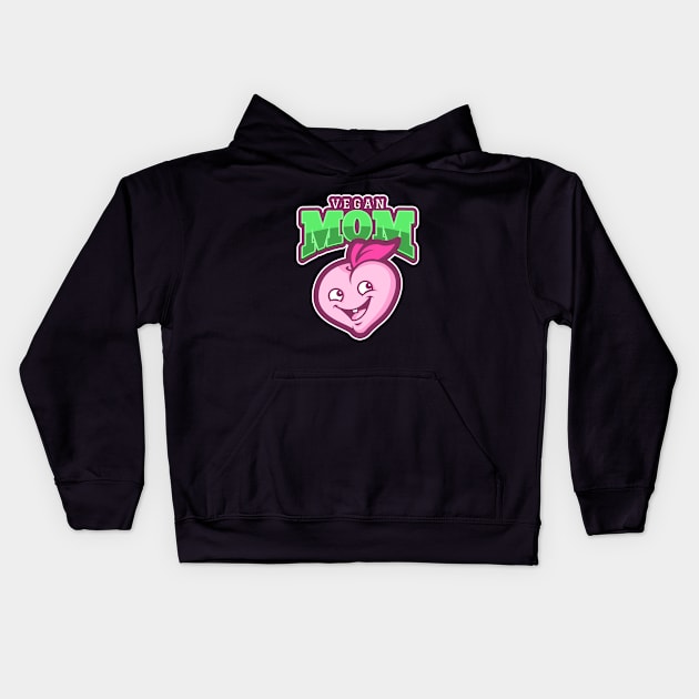 Vegan Mom Kids Hoodie by poc98